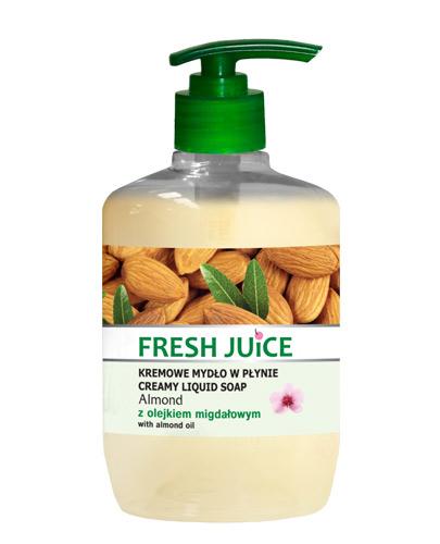  Fresh Juice Kremowe mydło w płynie Almond z olejkiem migdałowym - 460 ml - cena, opinie, właściwości  - Apteka internetowa Melissa  
