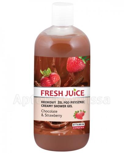  FRESH JUICE Kremowy żel pod prysznic Chocolate & Strawberry - 500 ml - Apteka internetowa Melissa  