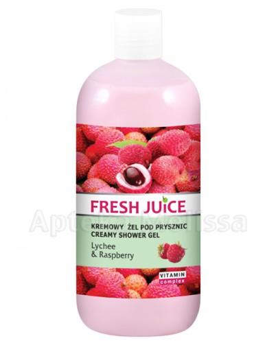 FRESH JUICE Kremowy żel pod prysznic Lychee & Raspberry - 500 ml - Apteka internetowa Melissa
