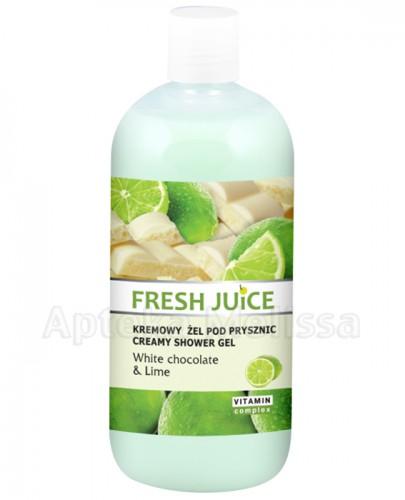 FRESH JUICE Kremowy żel pod prysznic White chocolate & Lime - 500 ml - Apteka internetowa Melissa