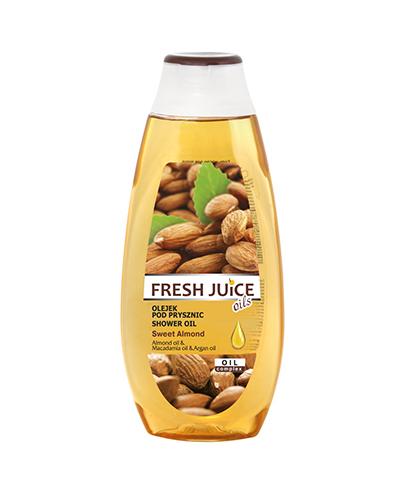 Fresh Juice Oils Olejek pod prysznic Sweet Almond z olejem migdałowym, makadamia i arganowym - 400 ml - cena, opinie, wlaściwości - Apteka internetowa Melissa  