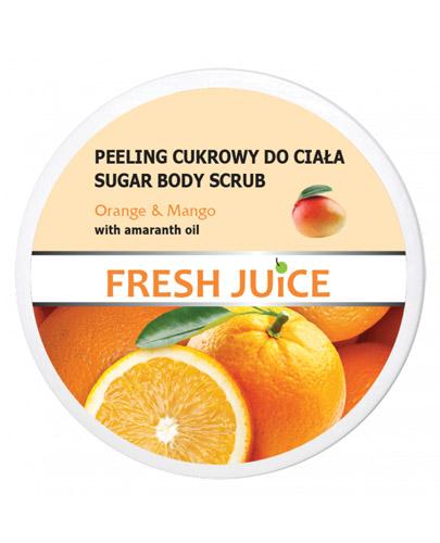  FRESH JUICE Peeling cukrowy do ciała pomarańcza i mango z olejem z amarantusa - 225 ml -  cena, opinie, stosowanie - Apteka internetowa Melissa  