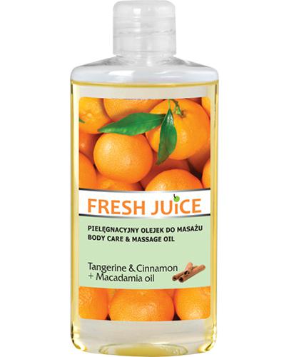  Fresh Juice Pielęgnacyjny olejek do masażu Tangerine & Cinnamon + Macadamia oil - 150 ml - cena, opinie, właściwości - Apteka internetowa Melissa  
