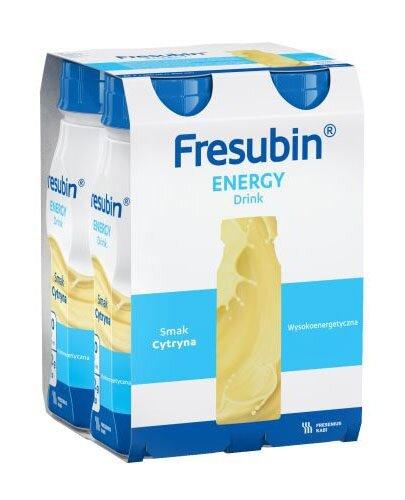 Fresubin Energy Drink o smaku cytrynowym - 4 x 200 ml - cena, opinie, właściwości - Apteka internetowa Melissa