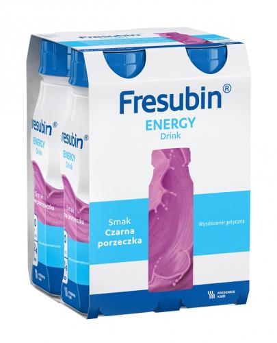 FRESUBIN ENERGY DRINK, o smaku czarnej porzeczki, 4 x 200 ml