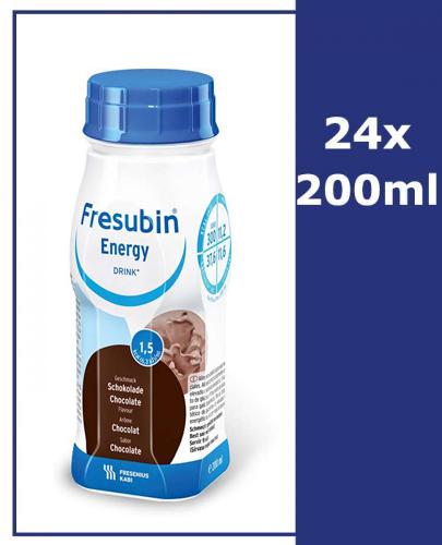  FRESUBIN ENERGY DRINK O smaku czekoladowym - 24 x 200 ml - Apteka internetowa Melissa  