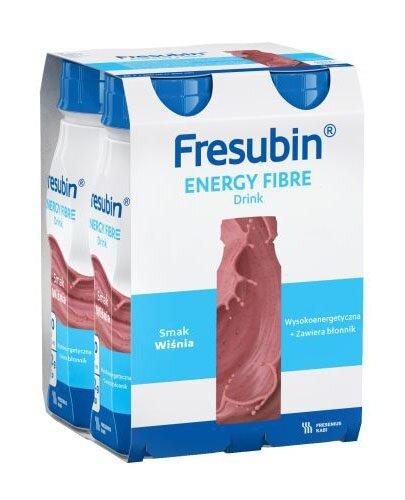 Fresubin Energy Fibre Drink o smaku wiśniowym - 4 x 200 ml - cena, opinie, właściwości - Apteka internetowa Melissa
