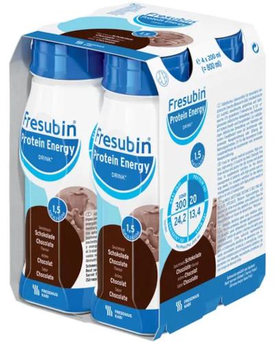  Fresubin Protein Energy Drink smak czekoladowy, 4 x 200 ml - Apteka internetowa Melissa  