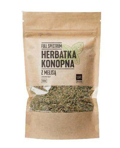  Full Spectrum Herbatka konopna z melisą BIO, 40 g, cena, wskazania, właściwości - Apteka internetowa Melissa  