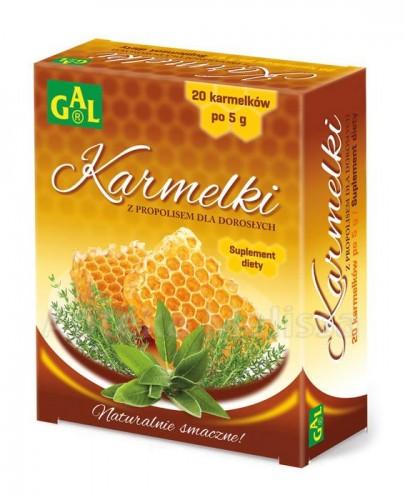 GAL Karmelki z propolisem dla dorosłych - 20 szt. - Apteka internetowa Melissa