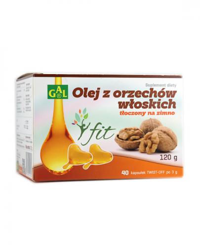 GAL Olej z orzechów włoskich - 40 kaps. twist-off - Apteka internetowa Melissa