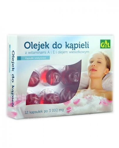 GAL Olejek do kąpieli z witaminami A i E i olejem wiesiołkowym - 12 kaps.