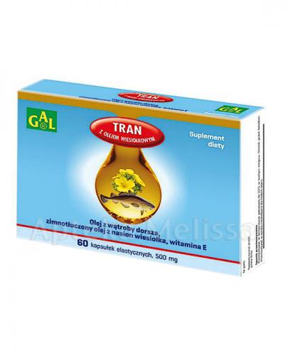  GAL Tran z olejem wiesiołkowym 500 mg -  60 kaps. - Apteka internetowa Melissa  