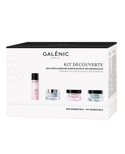 GALENIC Zestaw ODKRYCIE Lotion pielęgnujący + Krem + Booster blasku + Żel chrono - aktywny na noc - 40 ml + 15 ml + 15 ml + 15 ml - cena - Apteka internetowa Melissa