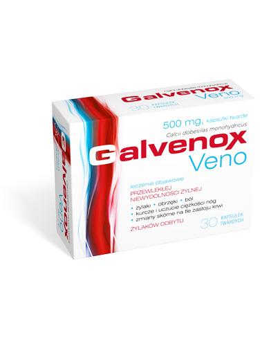  GALVENOX VENO 500 mg - 30 kaps. - cena, dawkowanie, opinie  - Apteka internetowa Melissa  