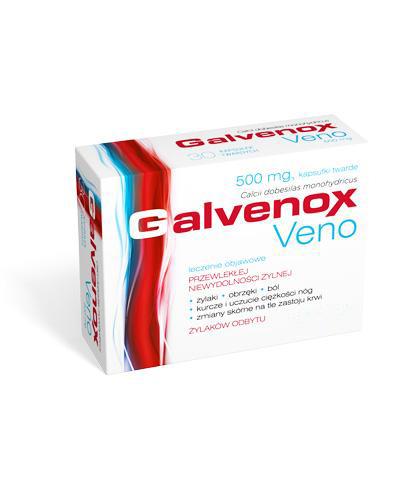  Galvenox Veno 500 mg, 60 kaps. Na żylaki, cena, opinie, dawkowanie - Apteka internetowa Melissa  