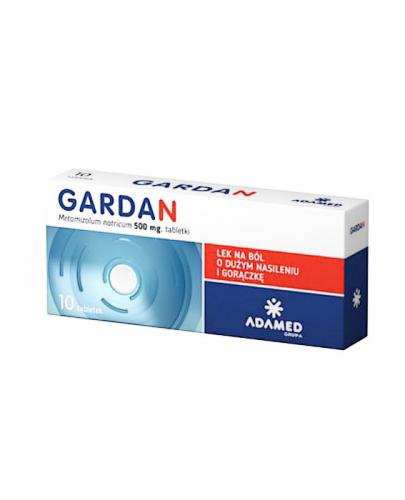 GARDAN 500 mg na silny ból - 10 tabl. - Apteka internetowa Melissa
