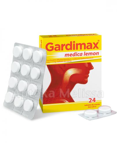  GARDIMAX MEDICA Lemon - 24 tabl. - Apteka internetowa Melissa  