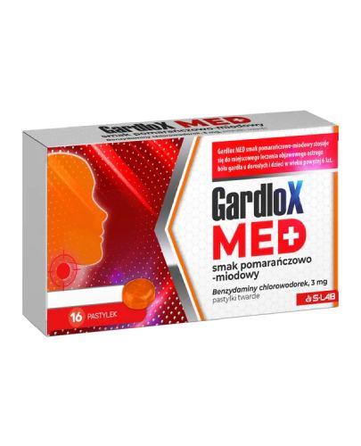  Gardlox Med smak pomarańczowo-miodowy, 16 pastylek - Apteka internetowa Melissa  