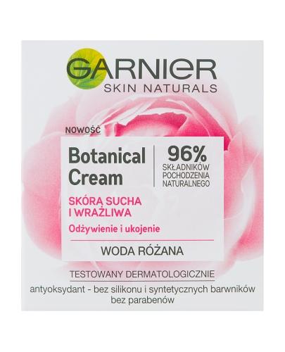  Garnier Botanical Cream Różany krem nawilżający - 50 ml Do cery suchej i wrażliwej - cena, opinie, właściwości  - Apteka internetowa Melissa  