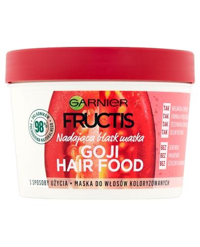  Garnier Fructis Hair Food Maska nadająca blask goji - 390 ml - cena, opinie, właściwości  - Apteka internetowa Melissa  