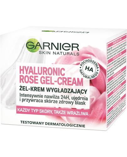  Garnier Skin Naturals Hyaluronic Rose Żel-krem wygładzający - 50 ml - cena, opinie, wskazania - Apteka internetowa Melissa  