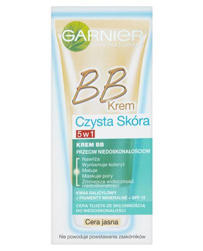  Garnier Skin Naturals Krem BB przeciw niedoskonałościom Light - 50 ml - cena, opinie, właściwości - Apteka internetowa Melissa  