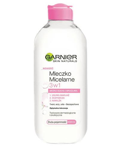  Garnier Skin Naturals Mleczko micelarne 3w1 - 400 ml - cena, opinie, właściwości  - Apteka internetowa Melissa  