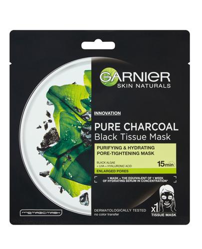 Garnier Skin Naturals Oczyszczająca maska na tkaninie z węglem - 1 szt. - cena, opinie, właściwości  - Apteka internetowa Melissa  