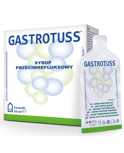  Gastrotuss Syrop przeciwrefluksowy, 20 saszetek - Apteka internetowa Melissa  