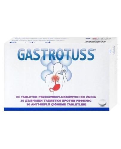 GASTROTUSS Tabletki przeciwrefluksowe do żucia - 30 szt. - Apteka internetowa Melissa