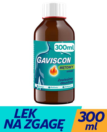 GAVISCON Zawiesina doustna - 300 ml - na zgagę i niestrawność - cena, dawkowanie, opinie - Apteka internetowa Melissa