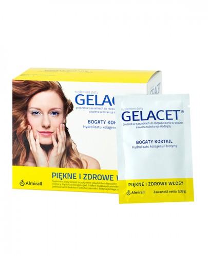  GELACET - 21 sasz. Piękne i zdrowe włosy - cena, opinie, wskazania - Apteka internetowa Melissa  