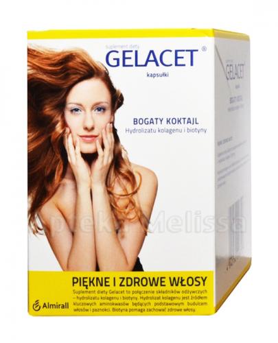  GELACET - 120 kaps. Piękne i zdrowe włosy - cena, opinie, właściwości - Apteka internetowa Melissa  