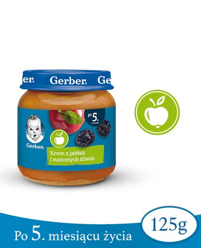 GERBER DESEREK Krem z jabłek i suszonych śliwek po 5 m-cu - 125 g - Apteka internetowa Melissa