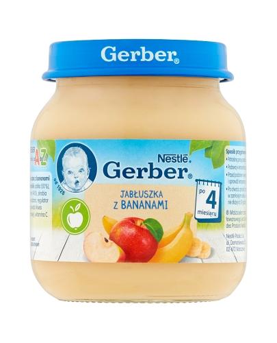 GERBER Deserek rumiane jabłuszka z bananami po 4 m-cu - 125 g - Apteka internetowa Melissa