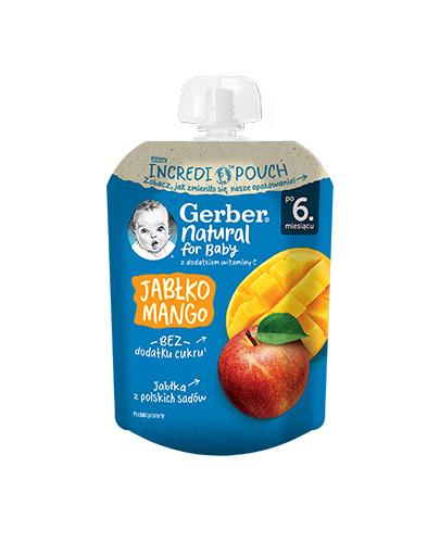  Gerber Deserek w tubce jabłko mango dla niemowląt po 6. miesiącu, 80 g - Apteka internetowa Melissa  