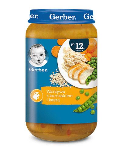 GERBER JUNIOR OBIADEK Warzywa z kurczakiem i kaszą 12-36 miesięcy - 250 g - Apteka internetowa Melissa