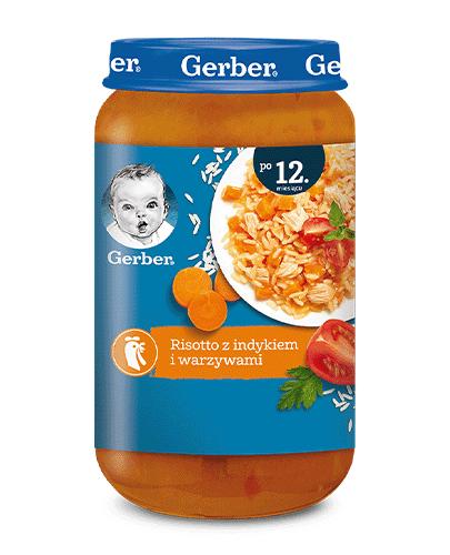 GERBER JUNIOR OBIADEK Risotto z indykiem i warzywami 12-36 miesięcy - 250 g - Apteka internetowa Melissa