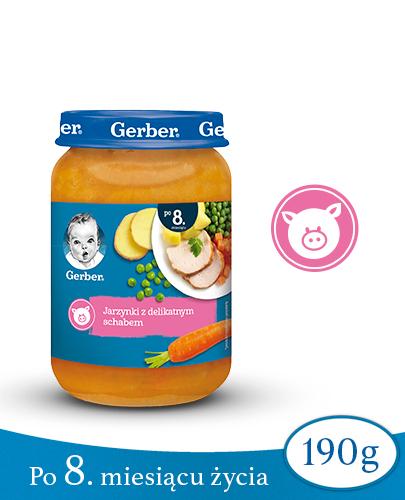 GERBER Jarzynki z delikatnym schabem po 8 miesiącu - 190 g - Apteka internetowa Melissa