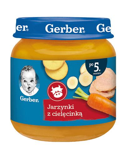 GERBER Smakowite jarzynki z cielęcinką po 5 miesiącu - 125 g - Apteka internetowa Melissa