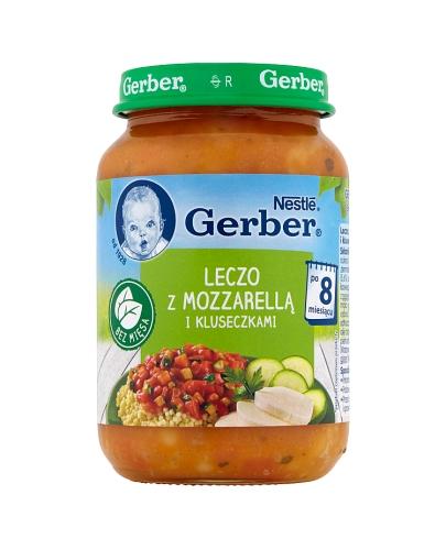 GERBER Leczo z mozzarellą i kluseczkami po 8 m-cu - 190 g - Apteka internetowa Melissa
