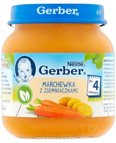 GERBER Marchewka z ziemniaczkami po 4 m-cu - 125 g - Apteka internetowa Melissa