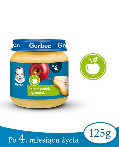 GERBER Mus z jabłek i gruszek po 4 miesiącu - 125 g - Apteka internetowa Melissa
