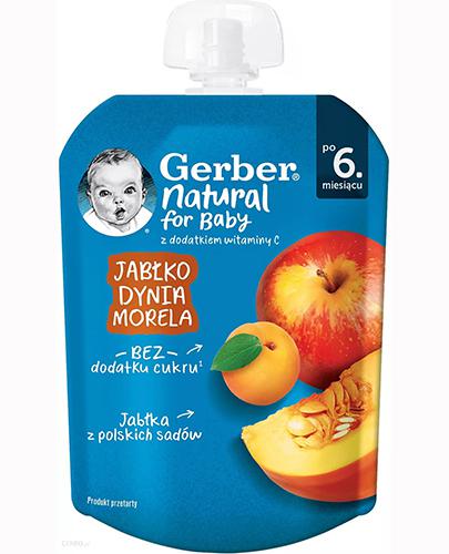  Gerber Natural For Baby Deserek jabłko dynia morela po 6. miesiącu, 80 g - Apteka internetowa Melissa  