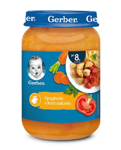 GERBER OBIADEK Spaghetti z kurczakiem po 8 miesiącu - 190 g - Apteka internetowa Melissa