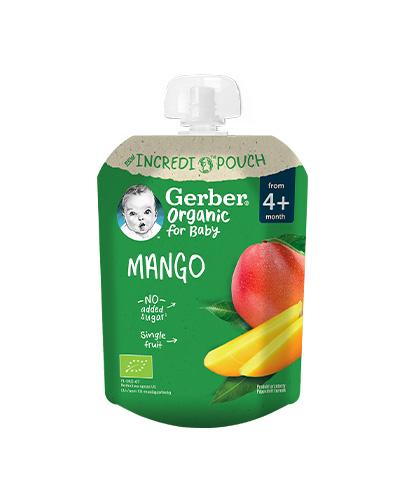  Gerber Organic Deserek w tubce Mango po 4. miesiącu, 80 g, cena, opinie, skład - Apteka internetowa Melissa  