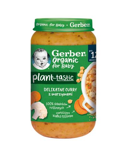  Gerber Organic for Baby Plant - Tastic Delikatne curry z warzywami po 12. miesiącu, 250 g, cena, opinie, właściwości - Apteka internetowa Melissa  