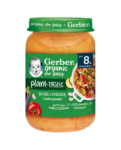  Gerber Organic for Baby Plant - Tastic Gulasz z cukinią i warzywami po 8. miesiącu, 190 g, cena, opinie, stosowanie - Apteka internetowa Melissa  