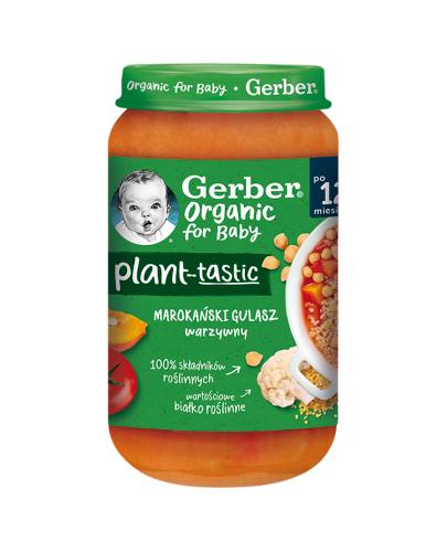  Gerber Organic for Baby Plant - Tastic Marokański gulasz warzywny po 12. miesiącu, 250 g, cena, opinie, składniki - Apteka internetowa Melissa  